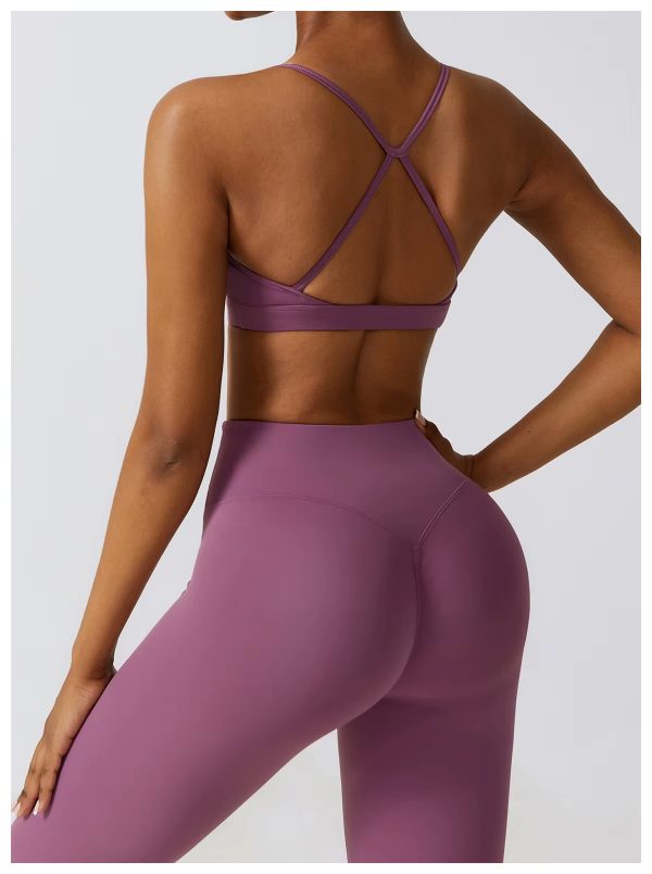 Autumn and winter new fashion gym wear women's tights crop tops 3 pieces seamless long sleeve fitness yoga set - 图片 2