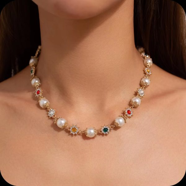 Golden Necklace Luxury Fashion Jewelry Accessories